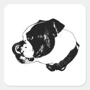 Bulldog Clean Line Sticker