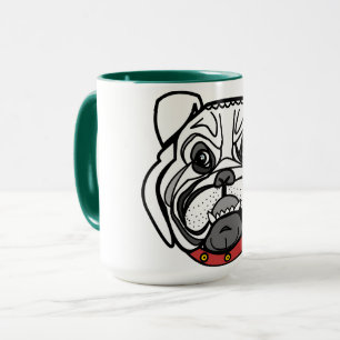 Bulldog Coffee Mug I Love Pets