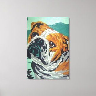 bulldog custom print paint by numbers