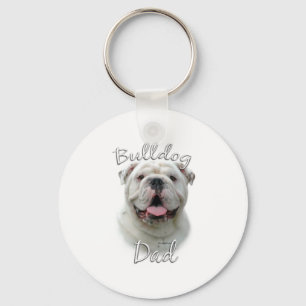 Bulldog Dad 2 Keychain