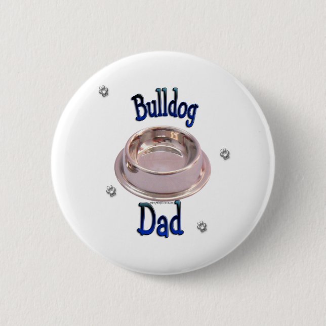 Bulldog Dad - Button (Front)