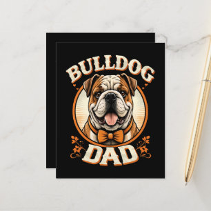 Bulldog Dad – Cute Vintage Bulldog Father’s Day