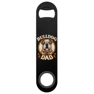 Bulldog Dad – Cute Vintage Bulldog Father’s Day Bar Key
