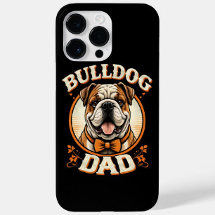 Bulldog Dad – Cute Vintage Bulldog Father’s Day Case-Mate iPhone 14 Pro Max Case