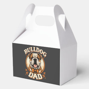 bulldog dad – cute vintage bulldog father’s day favor box