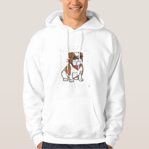 Bulldog Dad Dog Sunglasses Bandana Hoodie