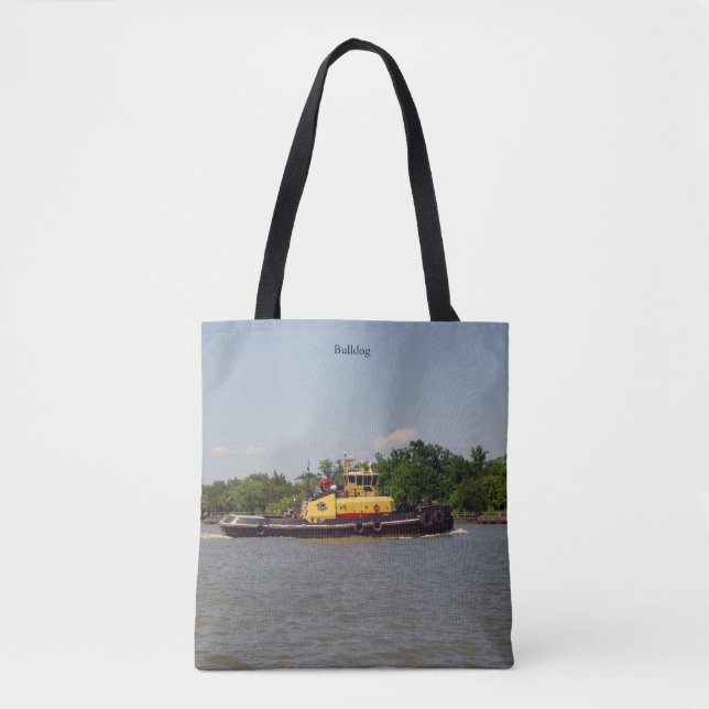 Bulldog dans tout le sac fourre-tout (Devant)