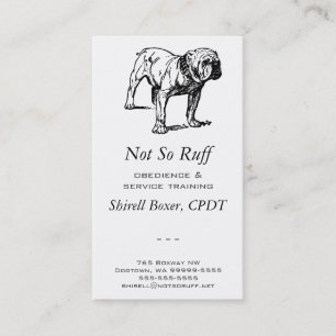 Bulldog Dog Business Business Card