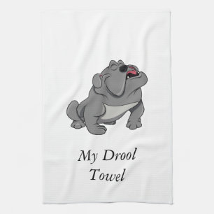bulldog drool towel