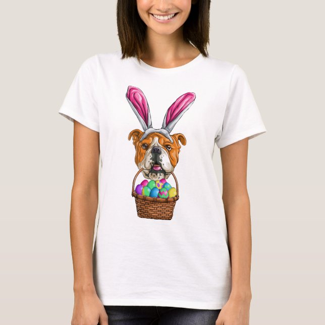 Bulldog Easter T-Shirt (Front)