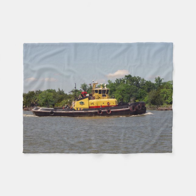 Bulldog fleece blanket (Front (Horizontal))