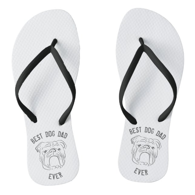 Bulldog Flip Flops (Footbed)