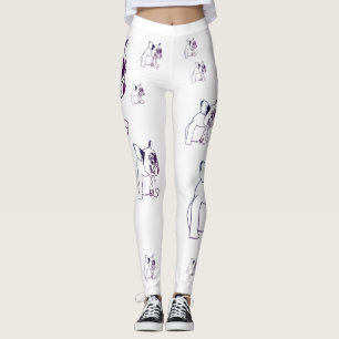 Bulldog French Buldog Puppy Cute  Leggings