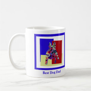 Bulldog French Dog Silhouette TRBY Father’s Day  Coffee Mug