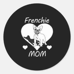 Bulldog Frenchie 1  Classic Round Sticker