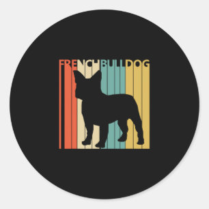 Bulldog Frenchie Classic Round Sticker