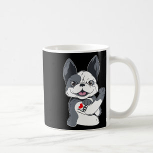 Bulldog Funny I Love Mom Tattoo Coffee Mug