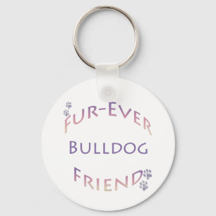 Bulldog Furever Keychain