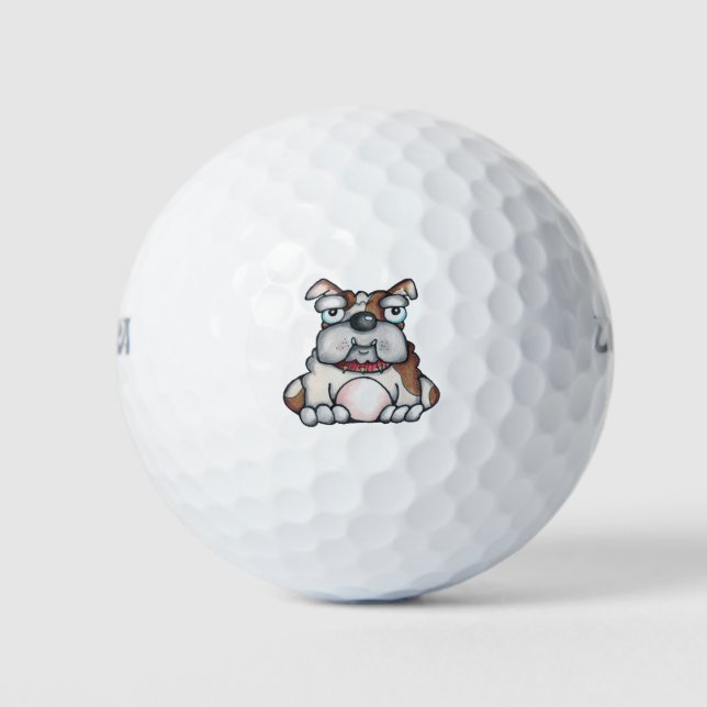Bulldog Golf Balls (Front)