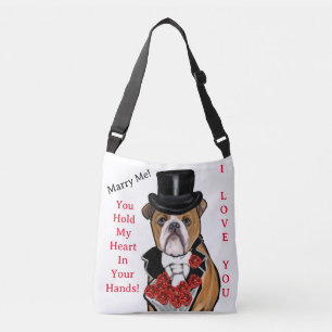Bulldog  Groom Crossbody Bag