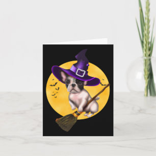 Bulldog Halloween Costume Men Women Kids Dog  Card