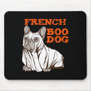 Bulldog Halloween Fun Halloween Costume Boo Dog Mouse Pad