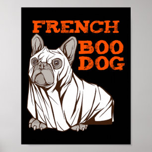 Bulldog Halloween Fun Halloween Costume Boo Dog Poster