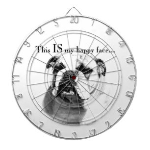 Bulldog Happy Face Dartboard