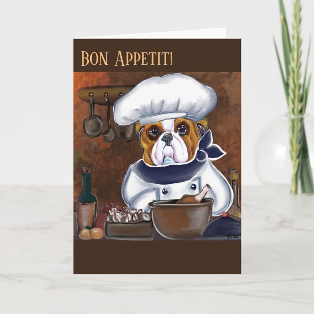 Bulldog Holiday Card (Front)