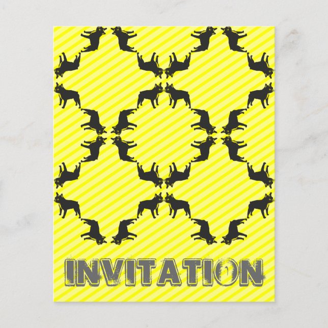 Bulldog Invitations (Front)