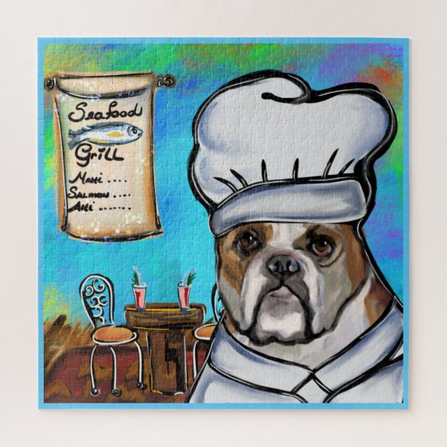 Bulldog             jigsaw puzzle (Vertical)