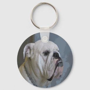 bulldog keychain