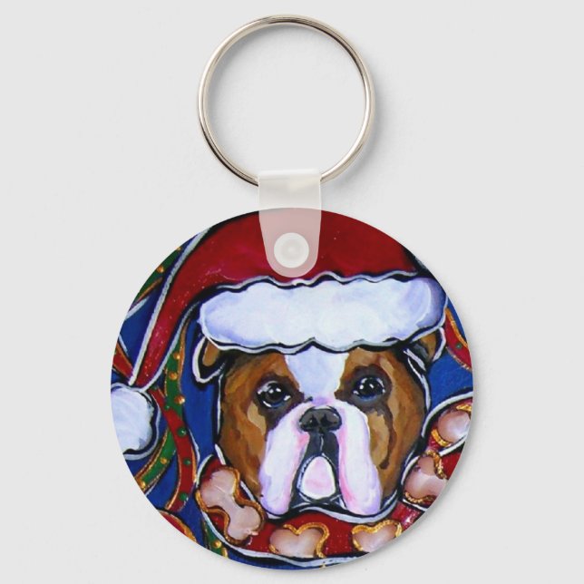 Bulldog           keychain (Front)