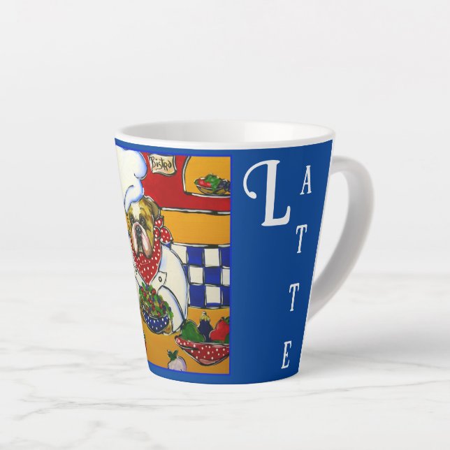 BULLDOG  LATTE MUG (Right Angle)