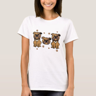 Bulldog Love Graphic Tee – Cute Dog Lover Shirt wi