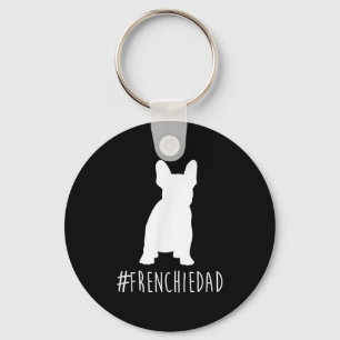 Bulldog Lover Frenchie Dad French Bulldog Dad Keychain