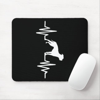 Bulldog Lovers | Bulldog Heartbeat Mouse Pad