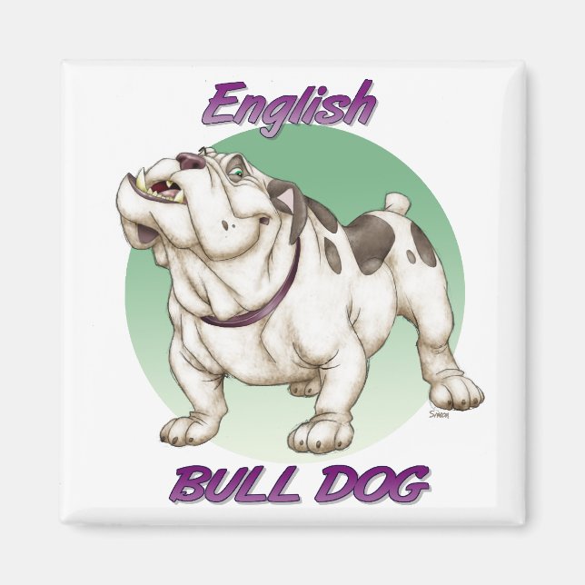 bulldog magnet (Front)