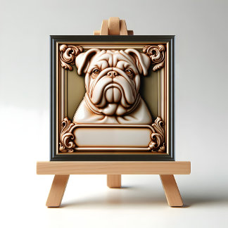 Bulldog memorial tile