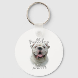 Bulldog Mom 2 Keychain