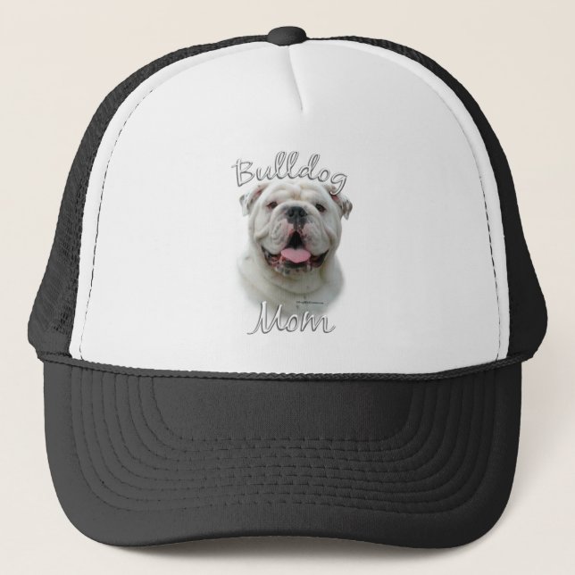 Bulldog Mom 2 Trucker Hat (Front)