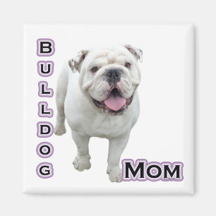 Bulldog Mom 4 - Magnet
