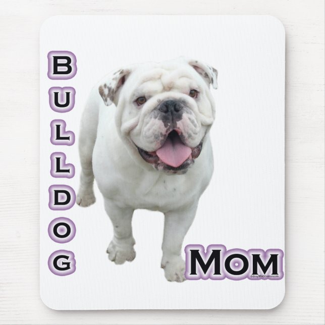 Bulldog Mom 4 Mouse Pad (Front)