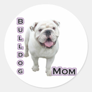 Bulldog Mom 4 - Sticker
