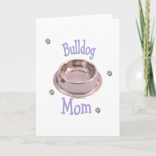 Bulldog Mom Holiday Card