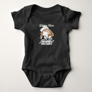 Bulldog Mom Life Is Ruff Gifts For Bulldog Lovers Baby Bodysuit
