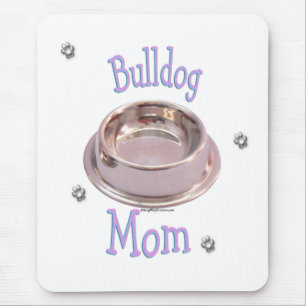 Bulldog Mom Mouse Pad
