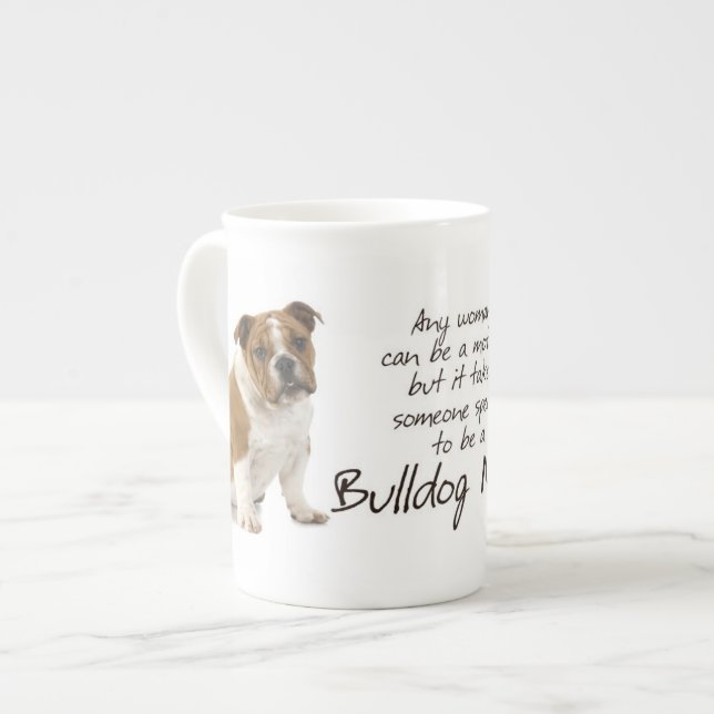 Bulldog Mom Mug (Front Left)