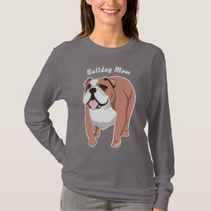 Bulldog Mom Women's Long Sleeve T-Shirt