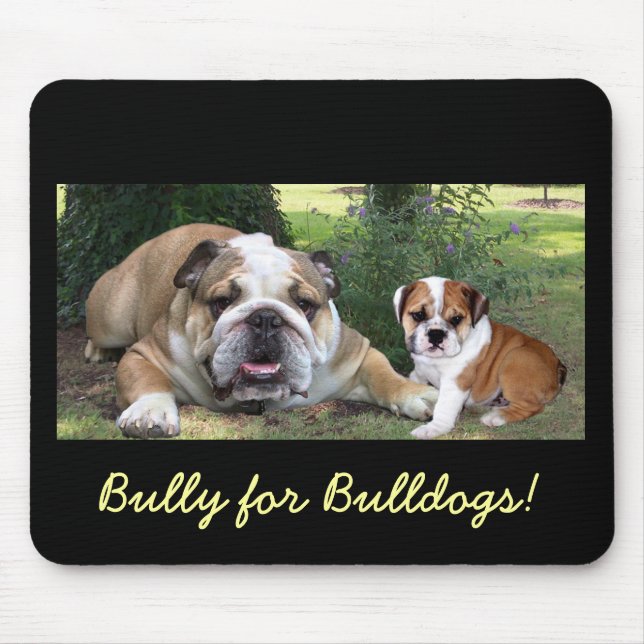 Bulldog Mousepad (Front)